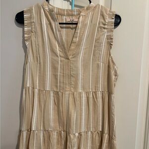 Francesca’s Yellow tiered sundress